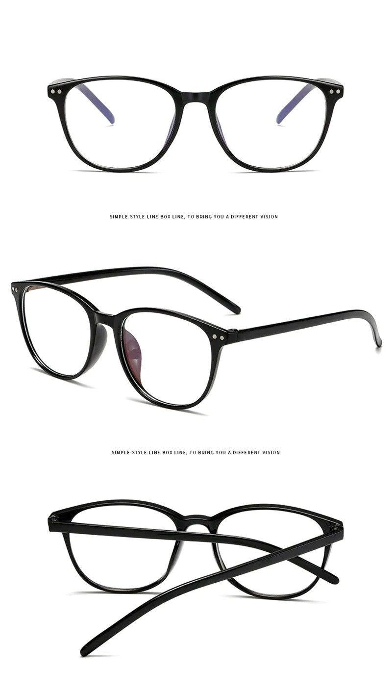Anti Blue Light Computer Reading Glasses – Round for Men & Women