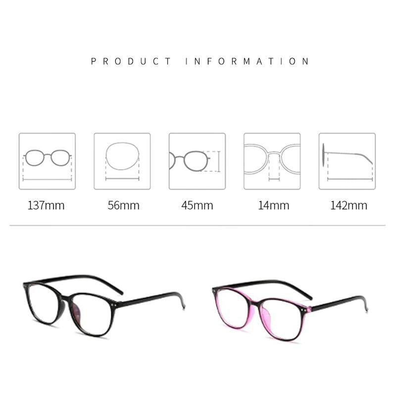 Anti Blue Light Computer Reading Glasses – Round for Men & Women