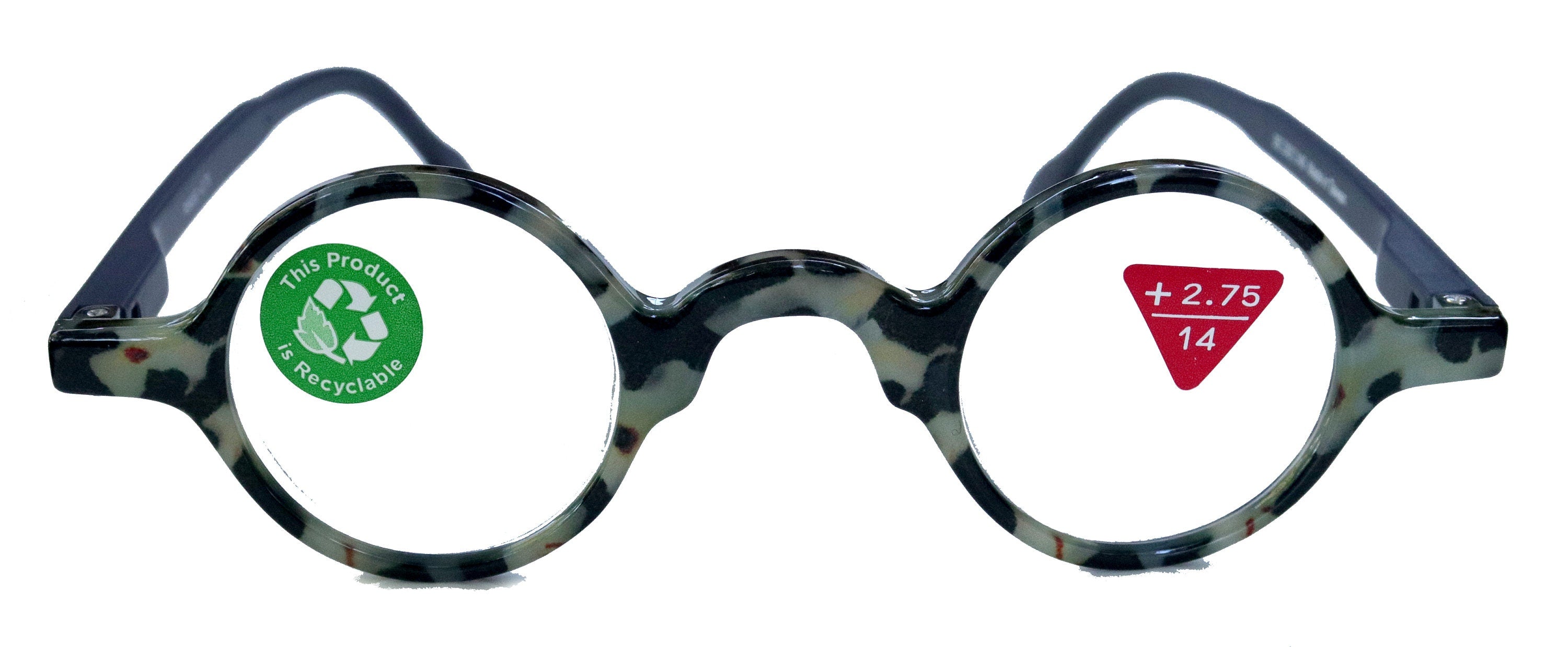 Picasso Premium Reading Glasses – Tortoise Black Round Circle