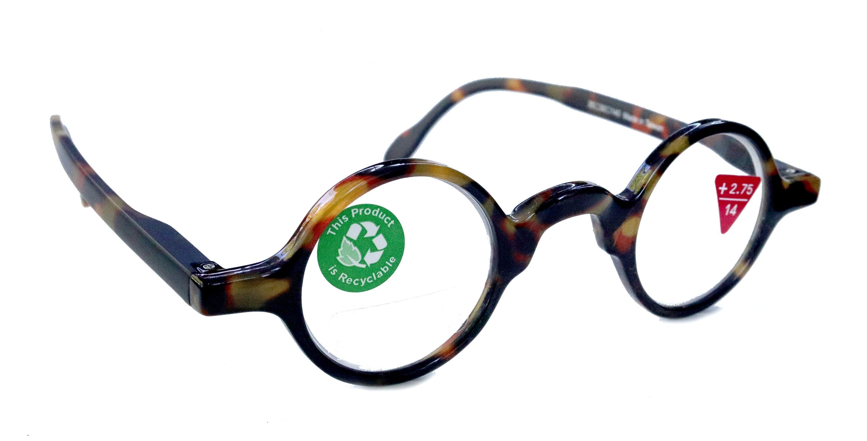 Picasso Premium Reading Glasses – Tortoise Brown Round Circle