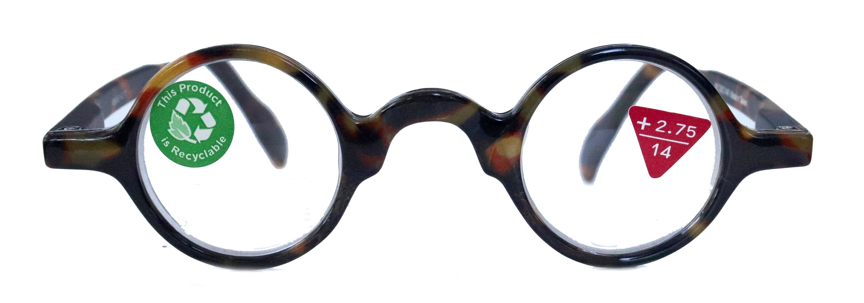 Picasso Premium Reading Glasses – Tortoise Brown Round Circle