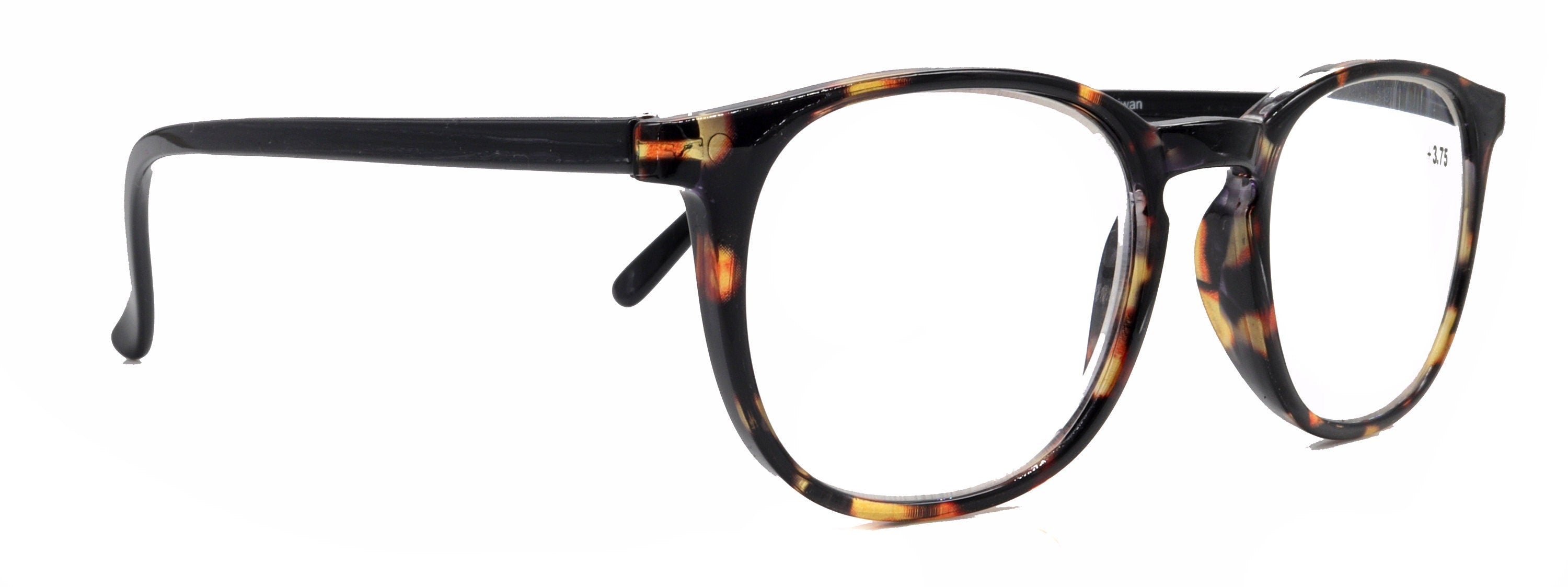 Ella Premium Reading Glasses - Black-Brown Tortoiseshell