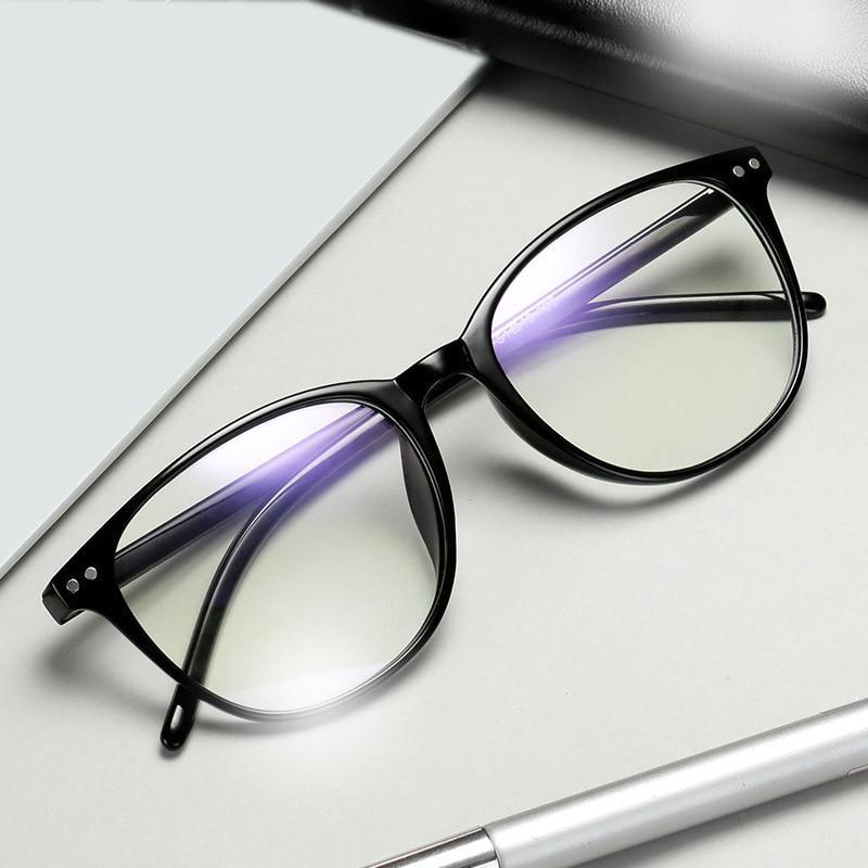 Oval Studded Myopia Computer Glasses