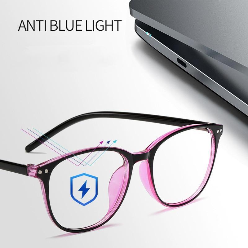 Oval Studded Myopia Computer Glasses