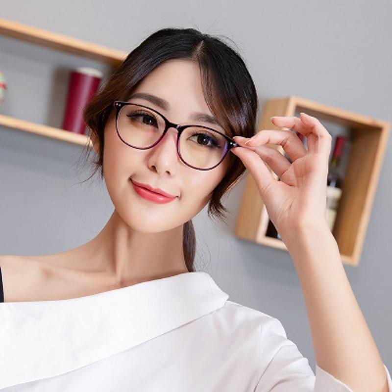 Oval Studded Myopia Computer Glasses